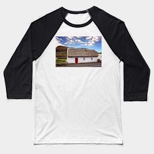 Irish Thatched Cottage Baseball T-Shirt